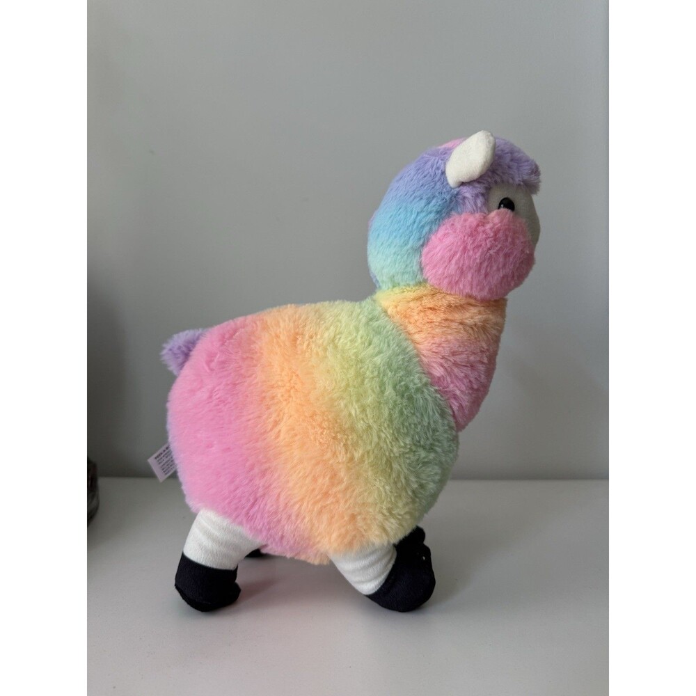 Peek-A-Boo Toys Llama Alpaca Rainbow Stuffed Animal Plush 12” - excellent cond. - Picture 3 of 5